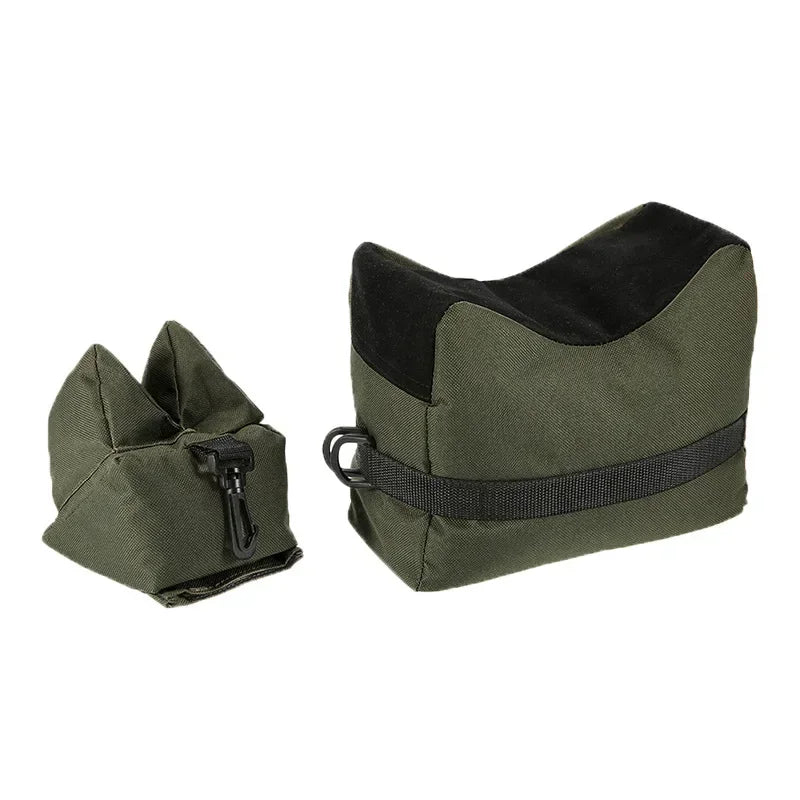 Bolsa frontal e traseira para rifle.